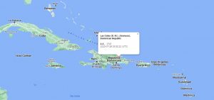 Sismo 4.4 grados sacude Bahía de Samaná; no se reportan daños