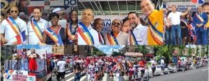 Miles asistieron a la Gran Parada Dominicana del Bronx, en N. York