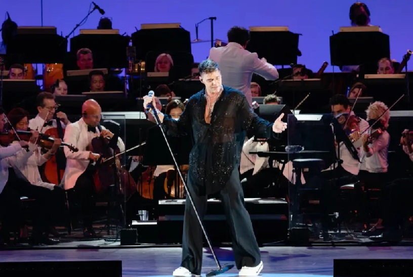 Ricky Martin en concierto junto a Orquesta Sinfónica Nacional imagen