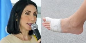 NUEVA YORK: Raquel Arbaje se fractura dedo de un pie en bañera