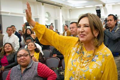 MEXICO: Opositores abanderan a su candidata a presidenta imagen