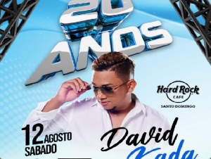 David Kada celebrará sus 20 años en la música en Hard Rock Café