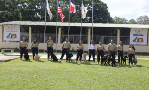 Inauguran el primer curso de entrenamiento Unidades Caninas