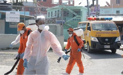 Defensa Civil realiza jornada de fumigación en Sto. Dgo. Norte