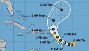 Varias islas del Caribe bajo alerta de huracán por tormenta Tammy