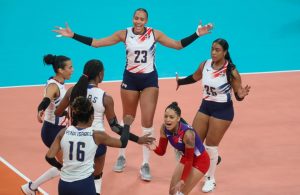Brasil y R. Dominicana, imbatibles en voleibol de Santiago 2023