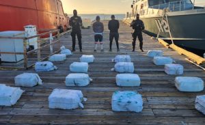 Ocupan 437 paquetes cocaína en una lancha cerca costas Peravia