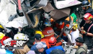 Identifican a 7 de los muertos y 14 de los heridos en accidente Haina