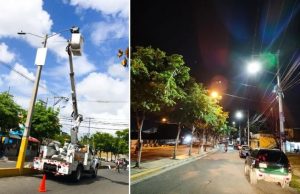 Instalan luminarias en barrios vulnerables de Rep. Dominicana