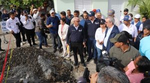 Abinader recorre zonas desastre en Duarte y San José de Ocoa