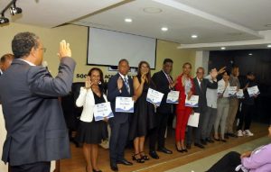 Juramentan nueva directiva del SNTP filial Santo Domingo Este