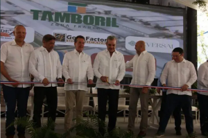 SANTIAGO: Abinader inaugura 5 empresas Zona Franca Tamboril