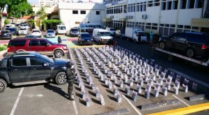 PERAVIA: Ocupan 1.4 toneladas cocaína y apresan a 4 hombres