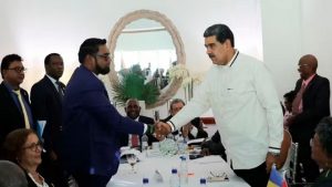 Guyana y Venezuela prometen a resolver disputa por vía pacífica