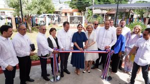 BANI: Primera Dama inaugura el parque Rafael Leopoldo Díaz