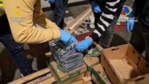 ESPAÑA: Interceptan 530 kilos de cocaína procedentes de R. Dom.