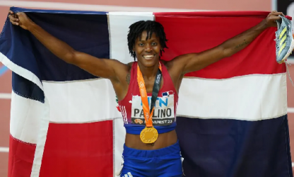 Dominicana Marileidy Paulino, la reina del mundo en 400 metros