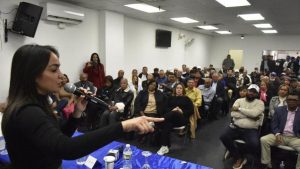 NY: Faride Raful juramenta comando y vaticina victoria aplastante de Abinader