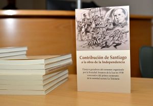Presentan el libro “Contribución de Santiago a la independencia”