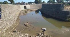 Bombeo en La Vigía deja «seco» canal construyeron los haitianos