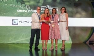 Banco Popular recibe premio del Grupo Piñero por sostenibilidad