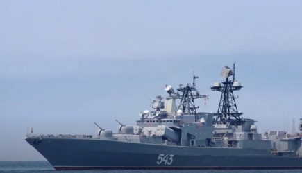 Entra al Mediterráneo una fragata rusa con misiles hipersónicos