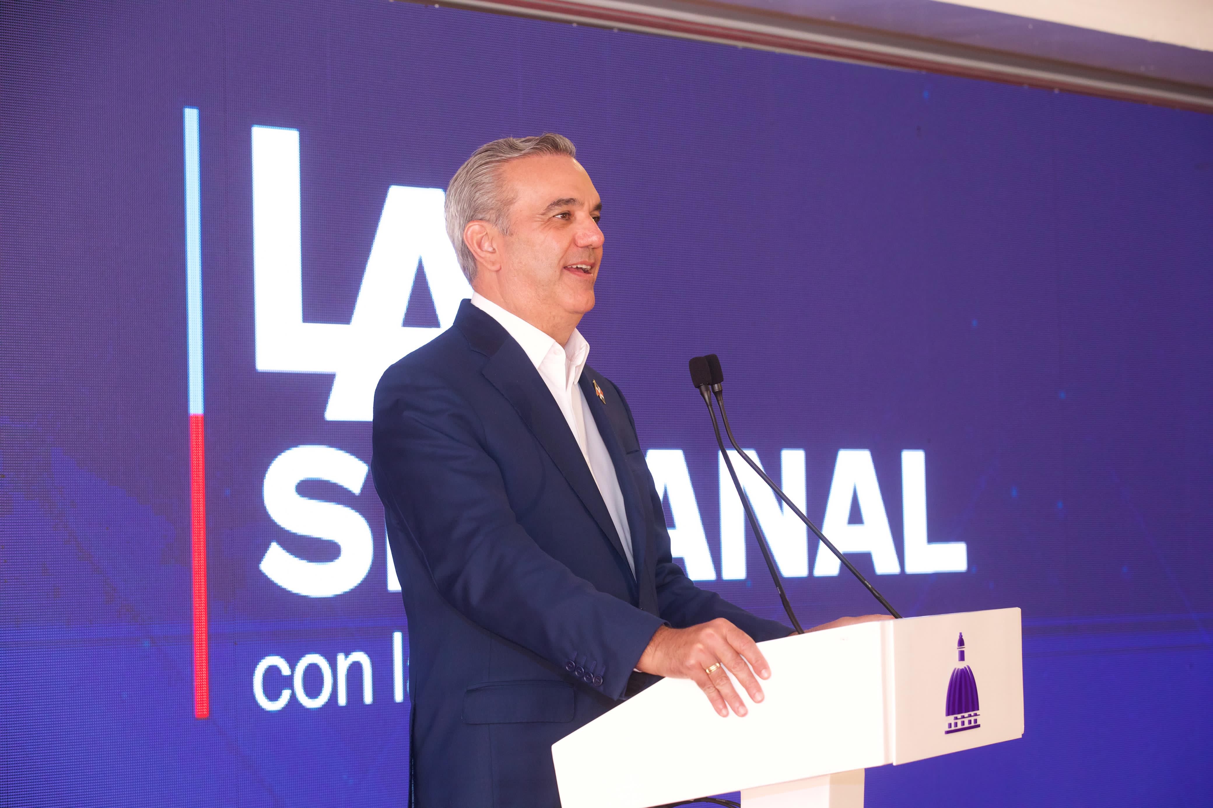 SANTIAGO: Abinader presenta realizaciones en diversas áreas imagen