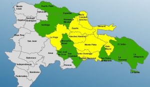 Suben a 20 zonas dominicanas en riesgo de inundaciones repentinas