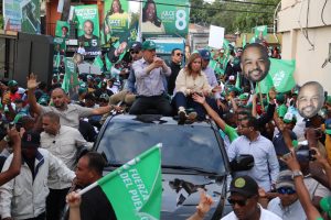 Leonel Fernández movilizó miles seguidores Santo Domingo Norte