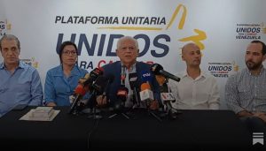 Plataforma Unitaria de Venezuela denuncia detención 3 opositores
