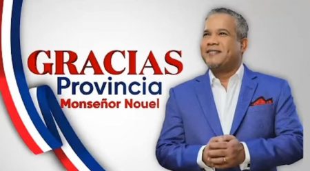 Senador Acosta agradece apoyo  de su provincia Monseñor Nouel