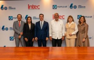 Banco Popular firma alianza con INTEC para otorgar pasantías