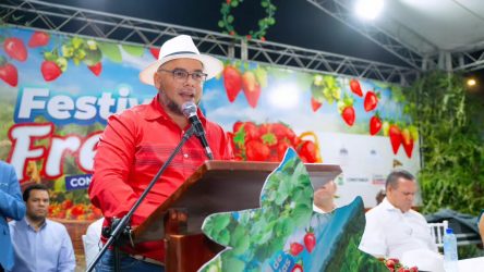 Realizan «Primer Festival de las Fresas Constanza 2024», Ayuntamiento reconoce Director FEDA