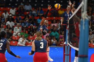 Selección RD de Voleibol en base entrenamientos en Río Janeiro