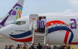 La aerolínea dominicana Arajet recibe décima nave Boeing 737