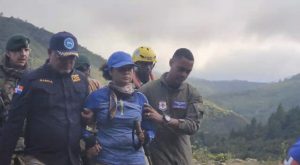 Rescataron este lunes con vida a senderista Trinidad de la Cruz