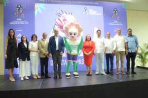 Santiago recibe a Taní, la mascota del Mundial Femenino Sub-17