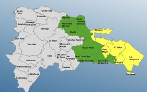 COE pone 13 provincias en alerta por la tormenta tropical Ernesto