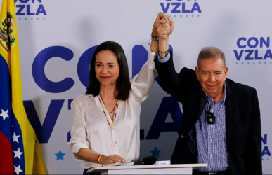 Corina Machado dice González  irá a Caracas a tomar posesión