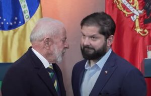 Lula insta a diálogo Venezuela; se reunió con Presidente Chile