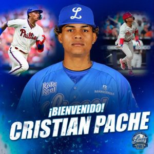 Licey adquiere a Cristian Pache; Magneuris Sierra pasa a Estrellas