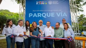 Alcaldía del DN y CND inauguran el Parque Vía en sector Los Ríos