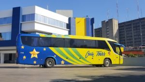 Intrant multa a Caribe Tours por circular un vehículo sin registro