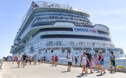 En agosto R. Dominicana recibió 42 cruceros y 139,065 visitantes