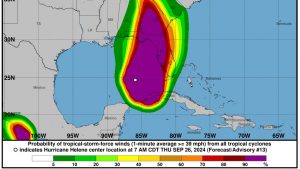 Huracán Helene se fortalece en su ruta a Florida; es casi categoría 3