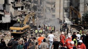 Líbano eleva a 37 los muertos por bombardeo israelí sobre Beirut