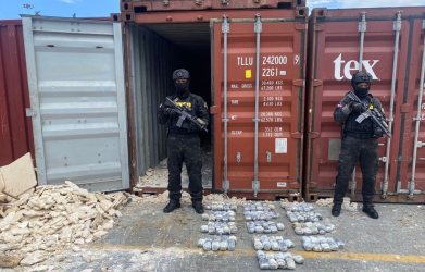 DNCD ocupa  117 paquetes de cocaína en el puerto Caucedo