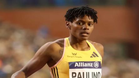 Marileidy llega segundo en 200 metros lisos Grand Slam Track Marileidy llega segundo en 200 metros lisos Grand Slam Track