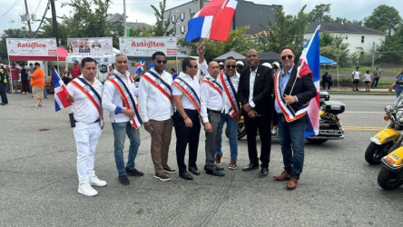 NEWARK: Alcalde y vicealcaldesa de La Romana encabezan desfile