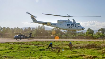 HAITI: Pandilleros atacan a tiros helicóptero ONU y convoy  de EU